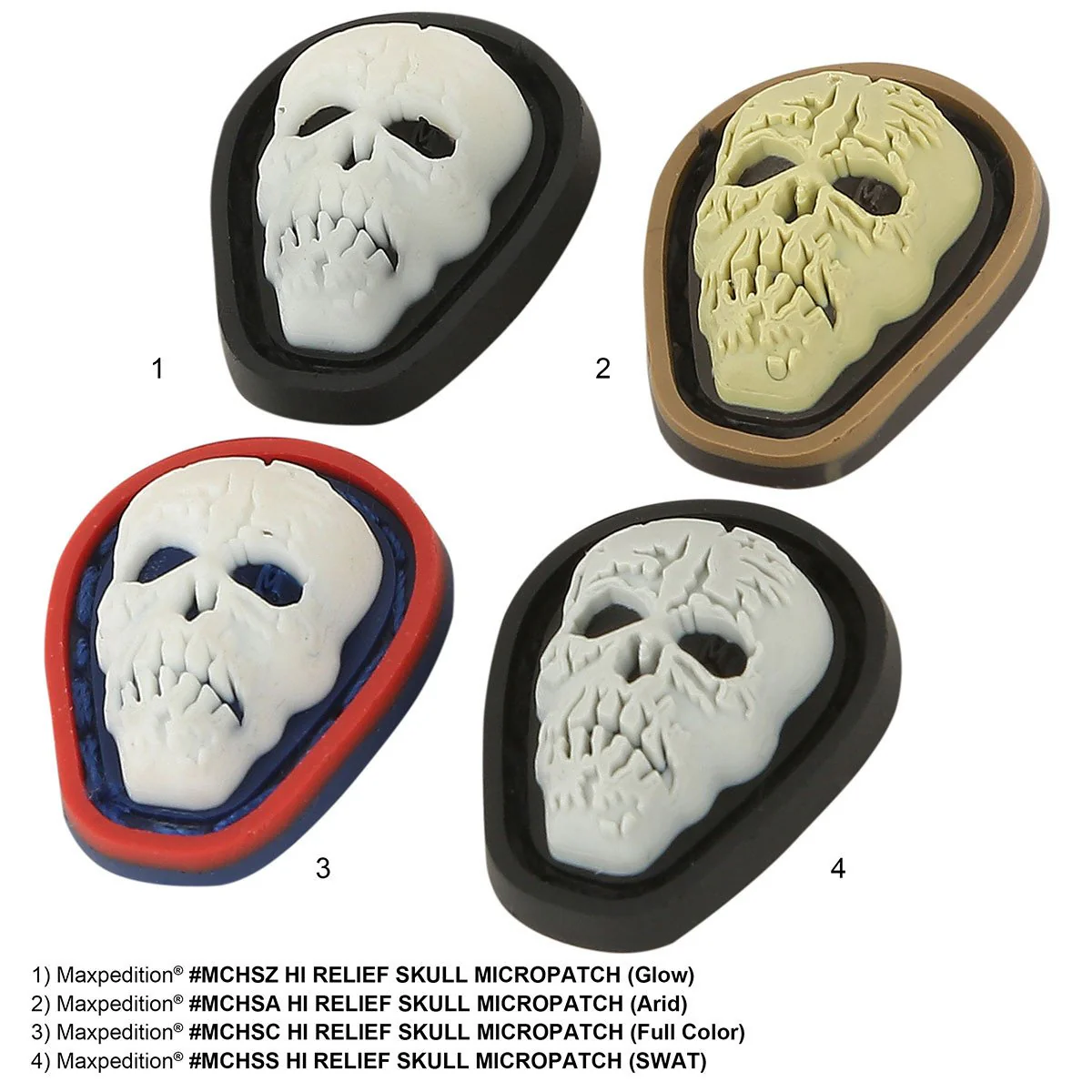 Hi Relief Skull Micro Morale Patch - Image 3