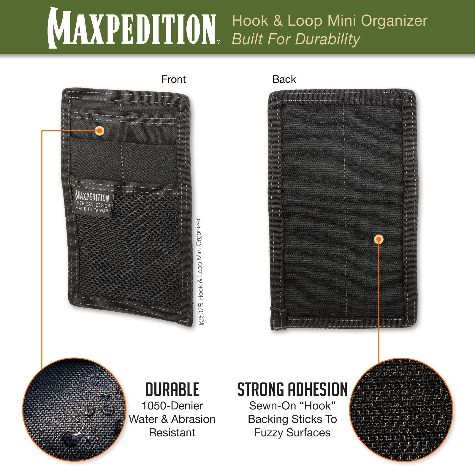 Hook & Loop Mini Organizer (Buy 1 Get 1 Free. Mix and Match in Multiples of 2. All Sales Final.) - Image 4