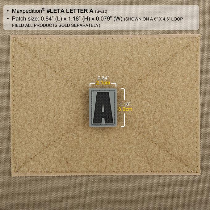 Letter A Morale Patch - Image 3