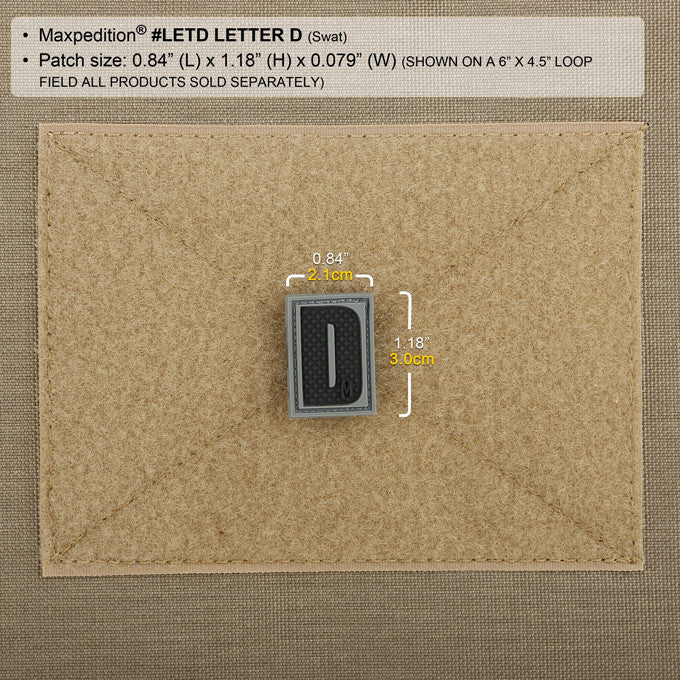 Letter D Morale Patch - Image 4