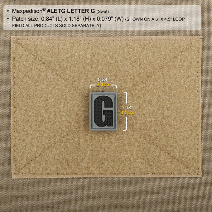 Letter G Morale Patch - Image 4