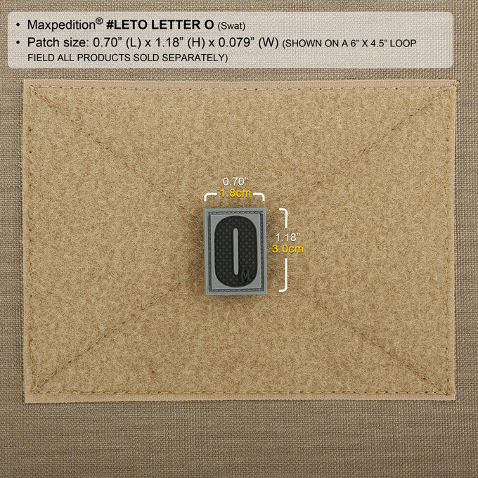 Letter O Morale Patch - Image 4