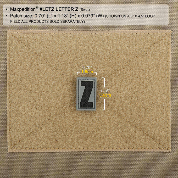 Letter Z Morale Patch - Image 3