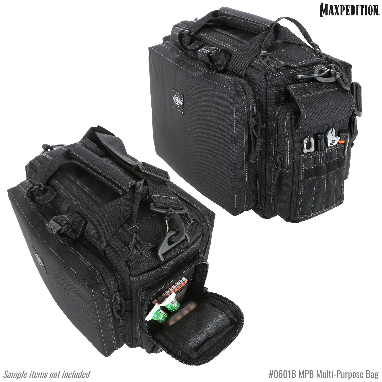 MPB Multi-Purpose Bag (Black) (Buy 1 Get 1 Free. Mix and Match in Multiples of 2. All Sales Final.) - Image 12