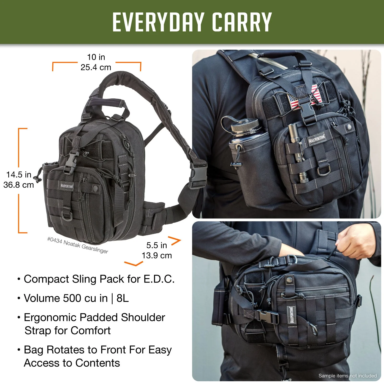 Noatak Gearslinger (Black) (Buy 1 Get 1 Free. Mix and Match in Multiples of 2. All Sales Final.) - Image 3