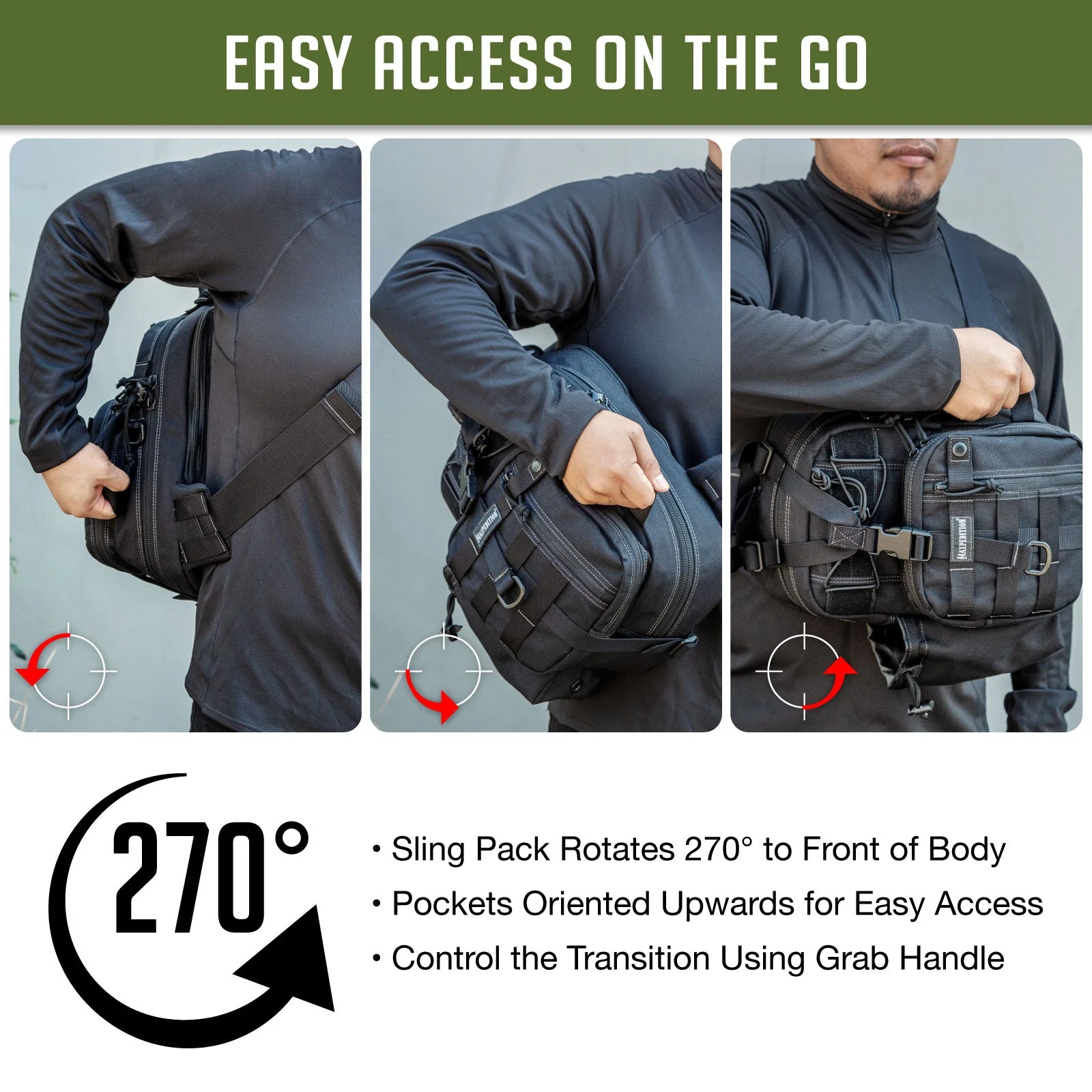 Noatak Gearslinger (Black) (Buy 1 Get 1 Free. Mix and Match in Multiples of 2. All Sales Final.) - Image 5