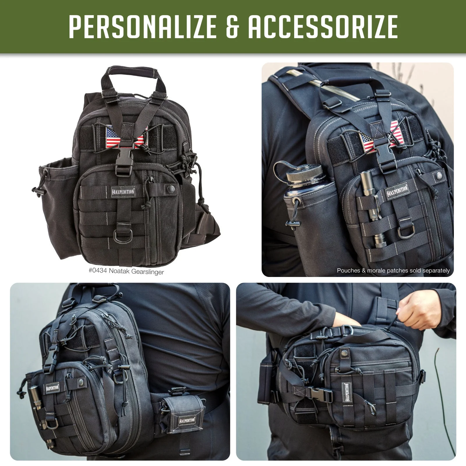 Noatak Gearslinger (Black) (Buy 1 Get 1 Free. Mix and Match in Multiples of 2. All Sales Final.) - Image 7