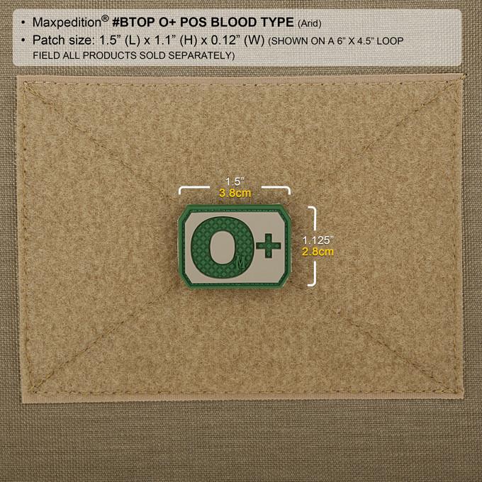 O+ Blood Type Morale Patch - Image 5