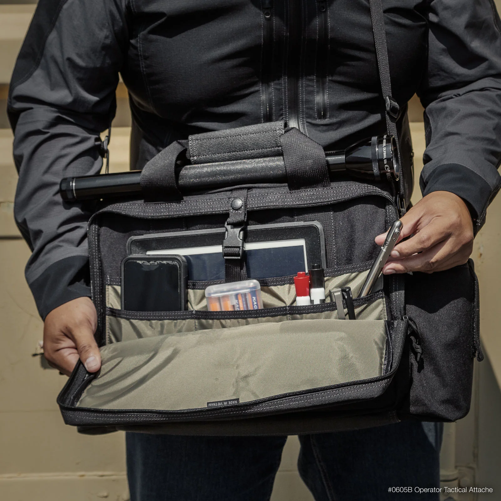 Operator Tactical Attache (Black) (Buy 1 Get 1 Free. Mix and Match in Multiples of 2. All Sales Final.) - Image 7
