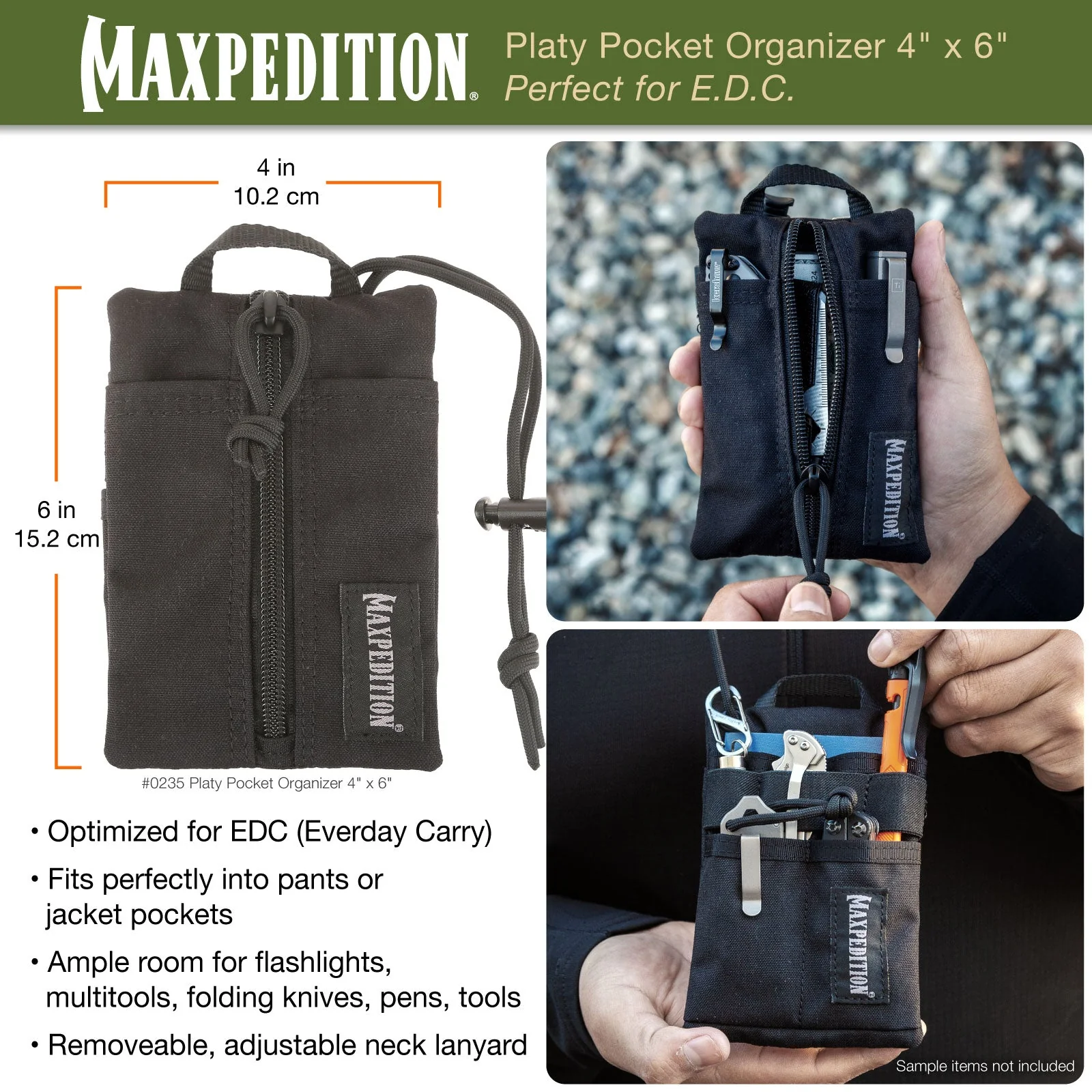 Platy Pocket Organizer 4" x 6" - Image 7