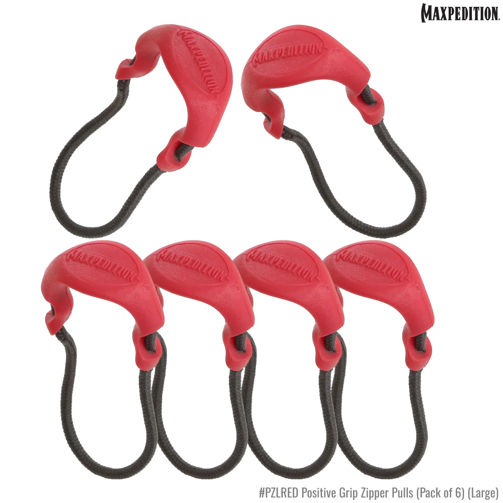 PZL Positive Grip Zipper Pulls (Pack of 6) (Large) - Image 4