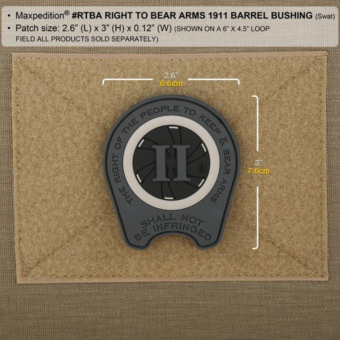 Right To Bear Arms 1911 Barrel Bushing Morale Patch - Image 5