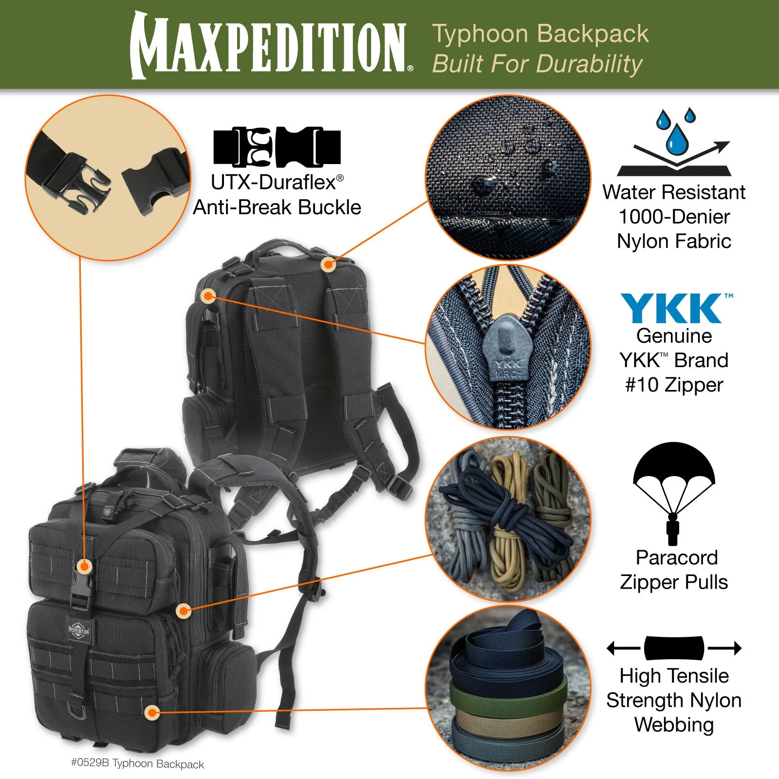 Typhoon Backpack (Buy 1 Get 1 Free. Mix and Match in Multiples of 2. All Sales Final.) - Image 4