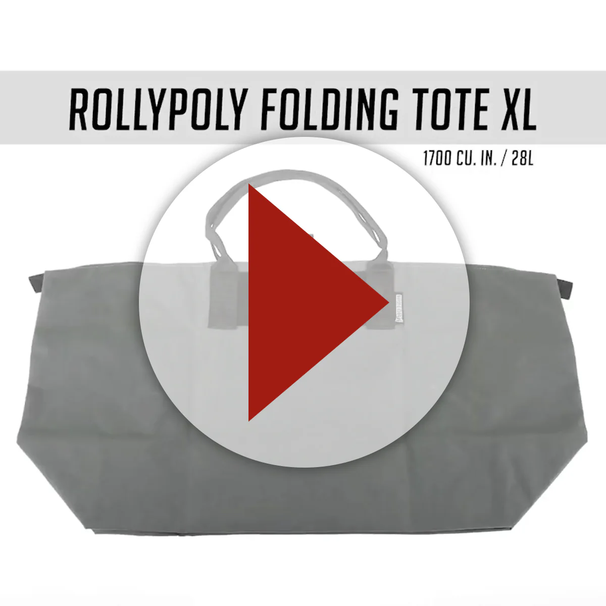 XL Rollypoly Folding Tote (CLOSEOUT SALE. FINAL SALE.) - Image 12